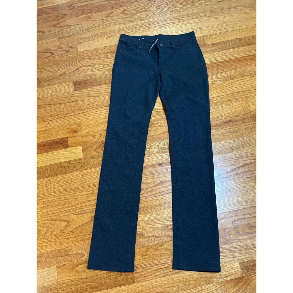 Ann Taylor charcoal gray knit skinny 5 pocket jeans 4 NWT $88 Retro chic